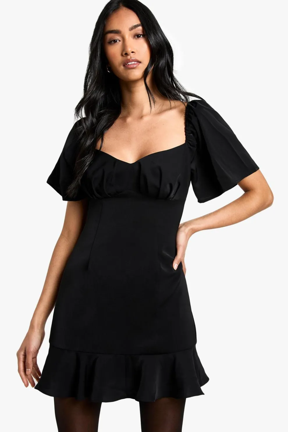 Ruffle Hem Mini Dress | Nasty Gal