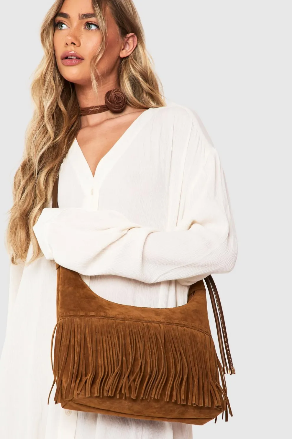 Fringe Trim Cross Body Bag | Nasty Gal