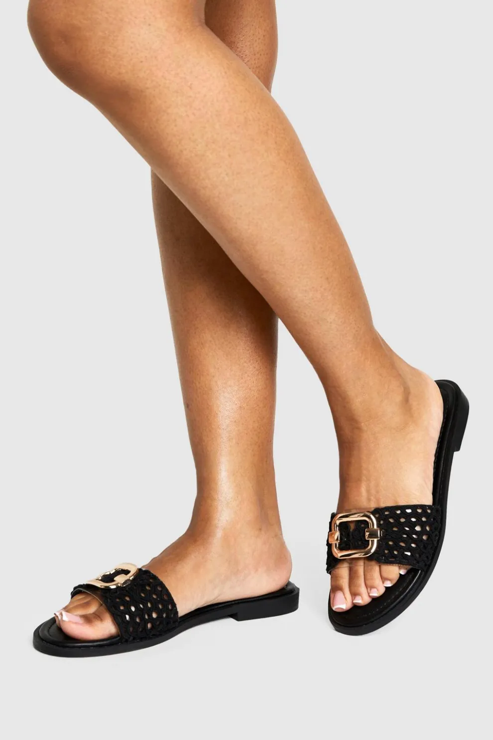 Crochet Buckle Sandals | Nasty Gal