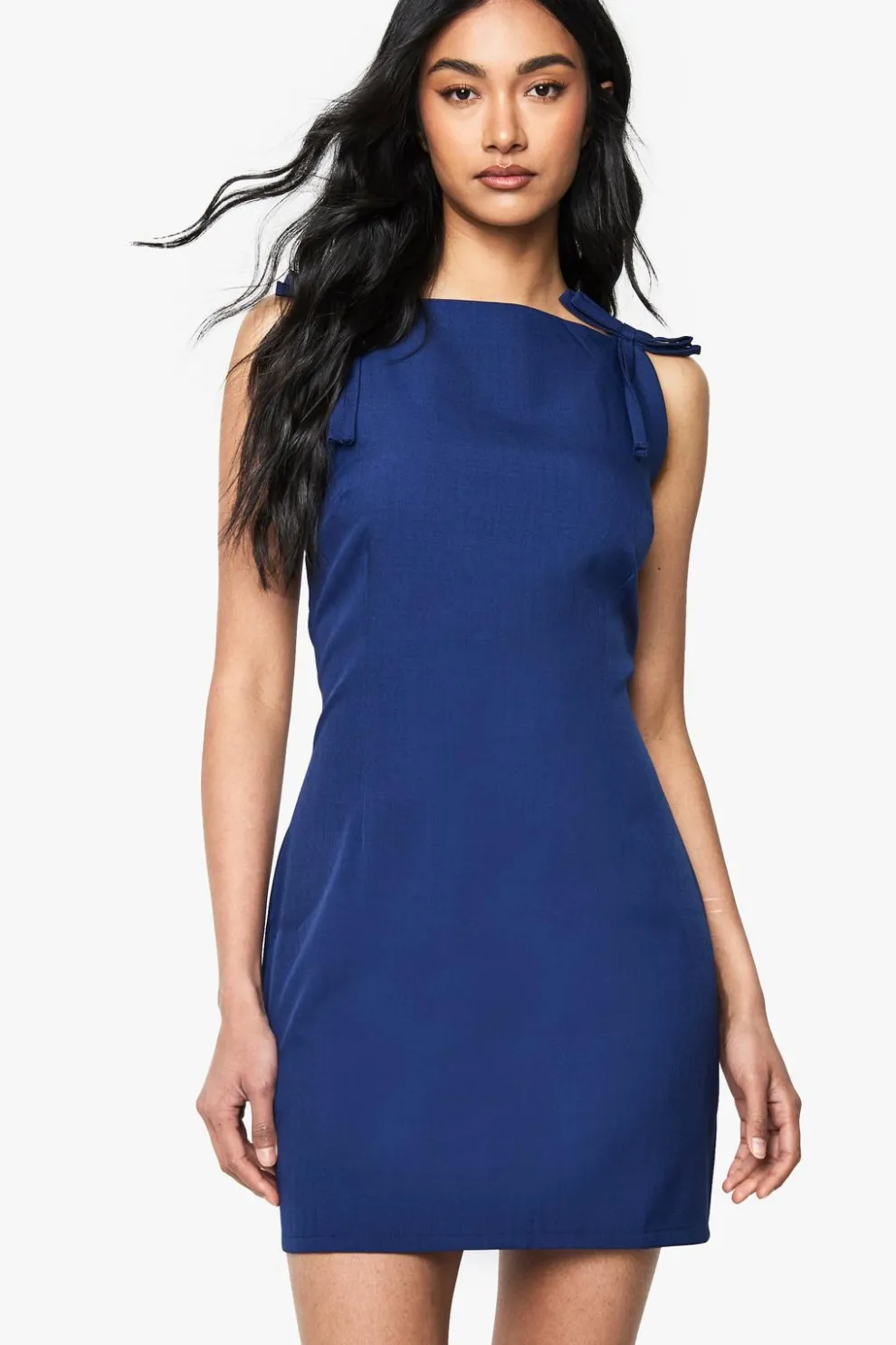 Bow Shoulder Tailored Mini Dress | Nasty Gal