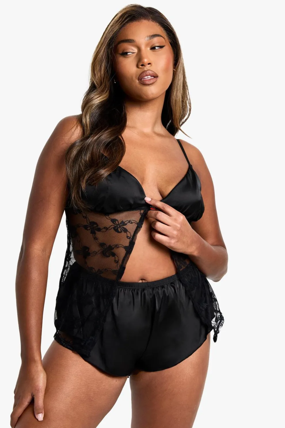 Plus Satin Flippy Shorts | Nasty Gal