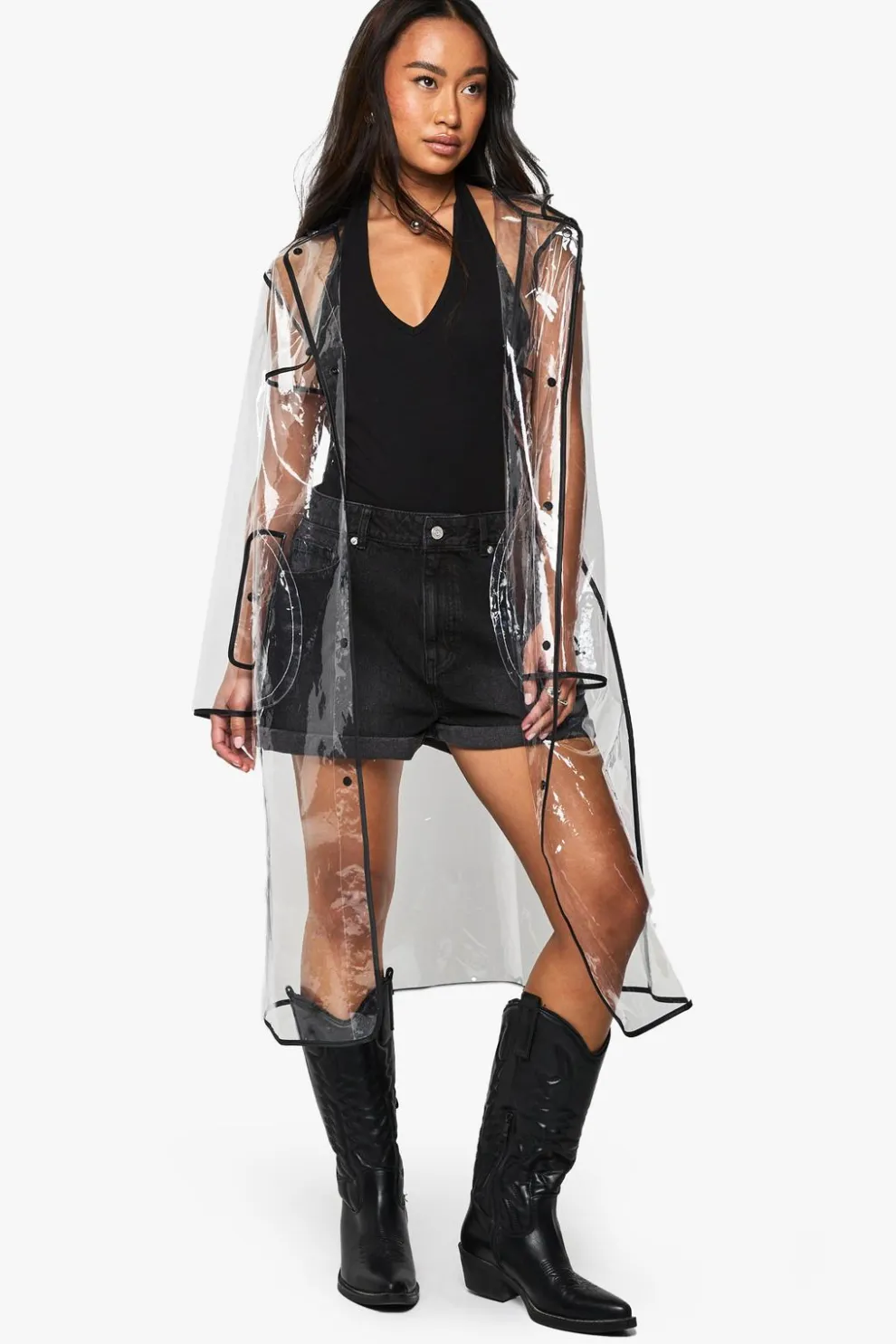 Longline Transparent Festival Mac | Nasty Gal