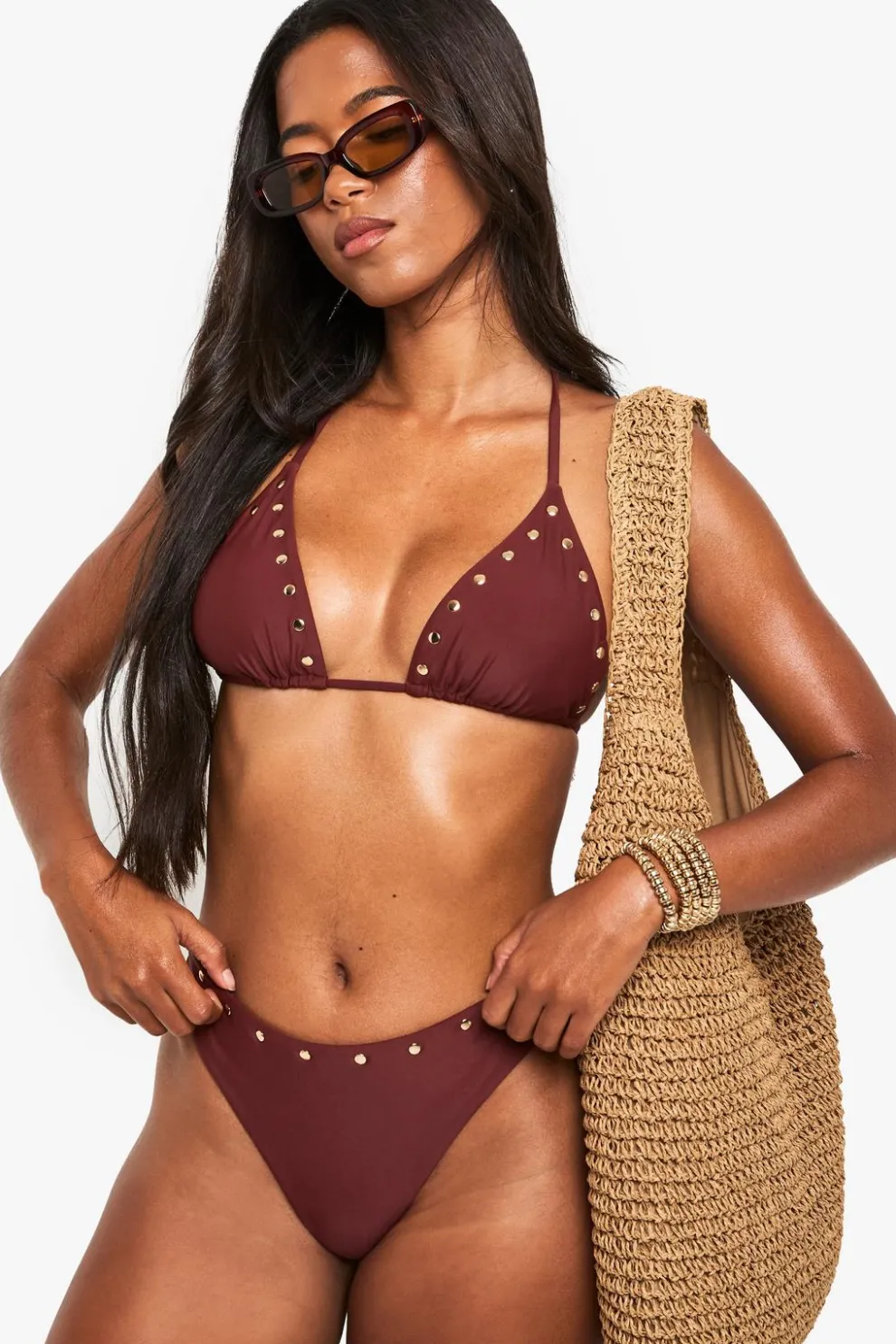 Studded Detailed Bikini Bottoms | Nasty Gal