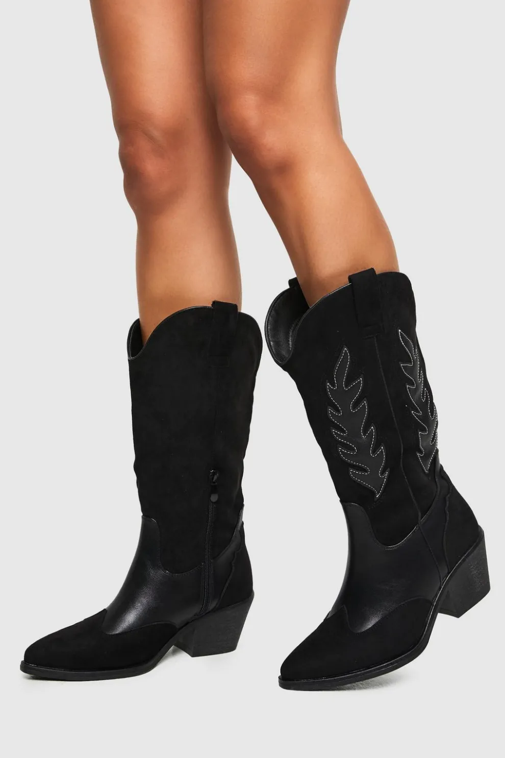 Textured Western Boot | Nasty Gal