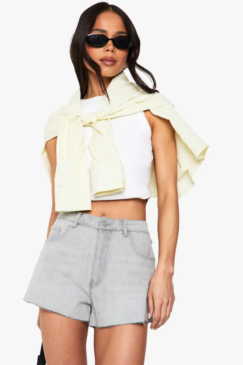 Raw Hem Denim Short | Nasty Gal