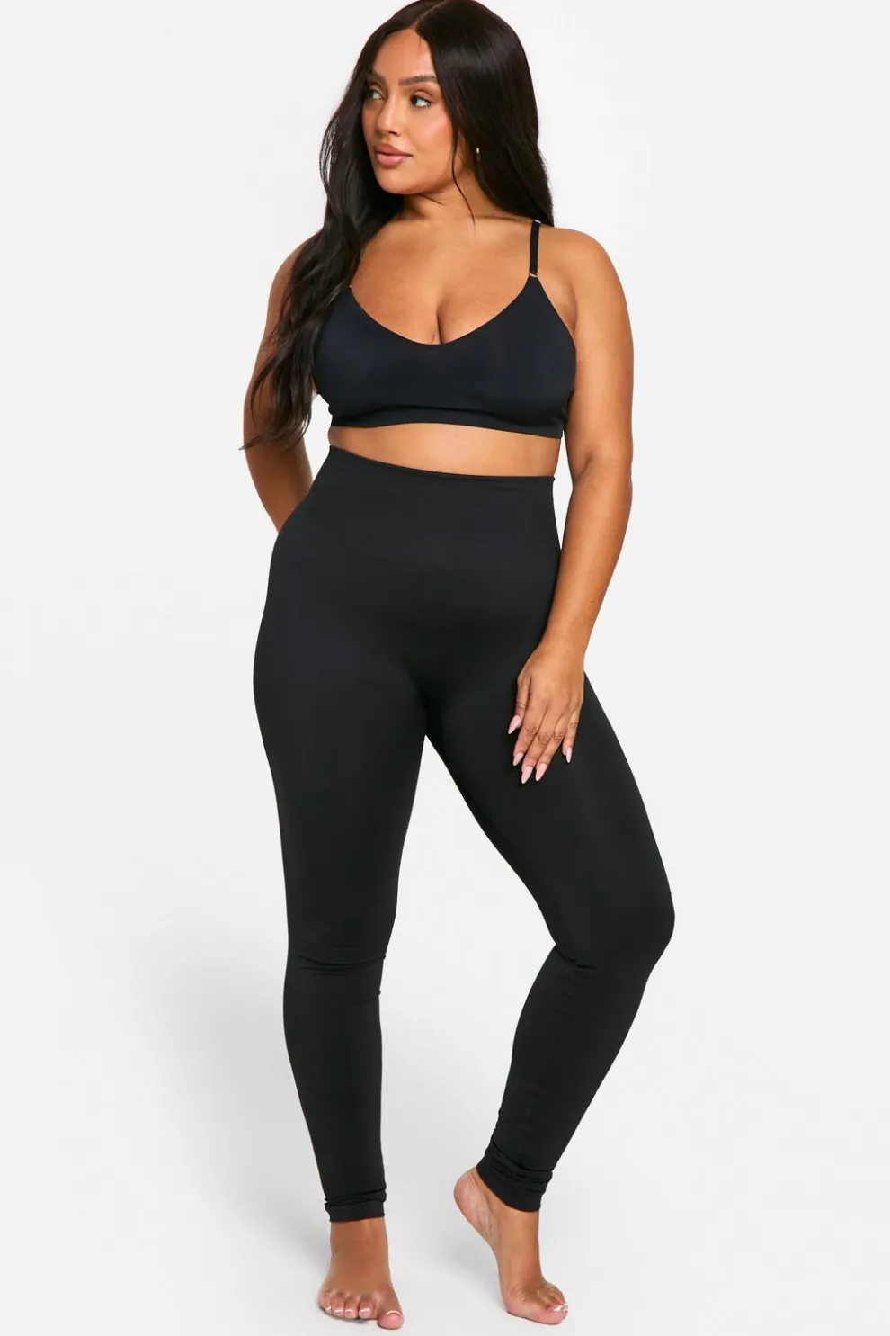 Plus Tummy Control Seamless Leggings | Nasty Gal