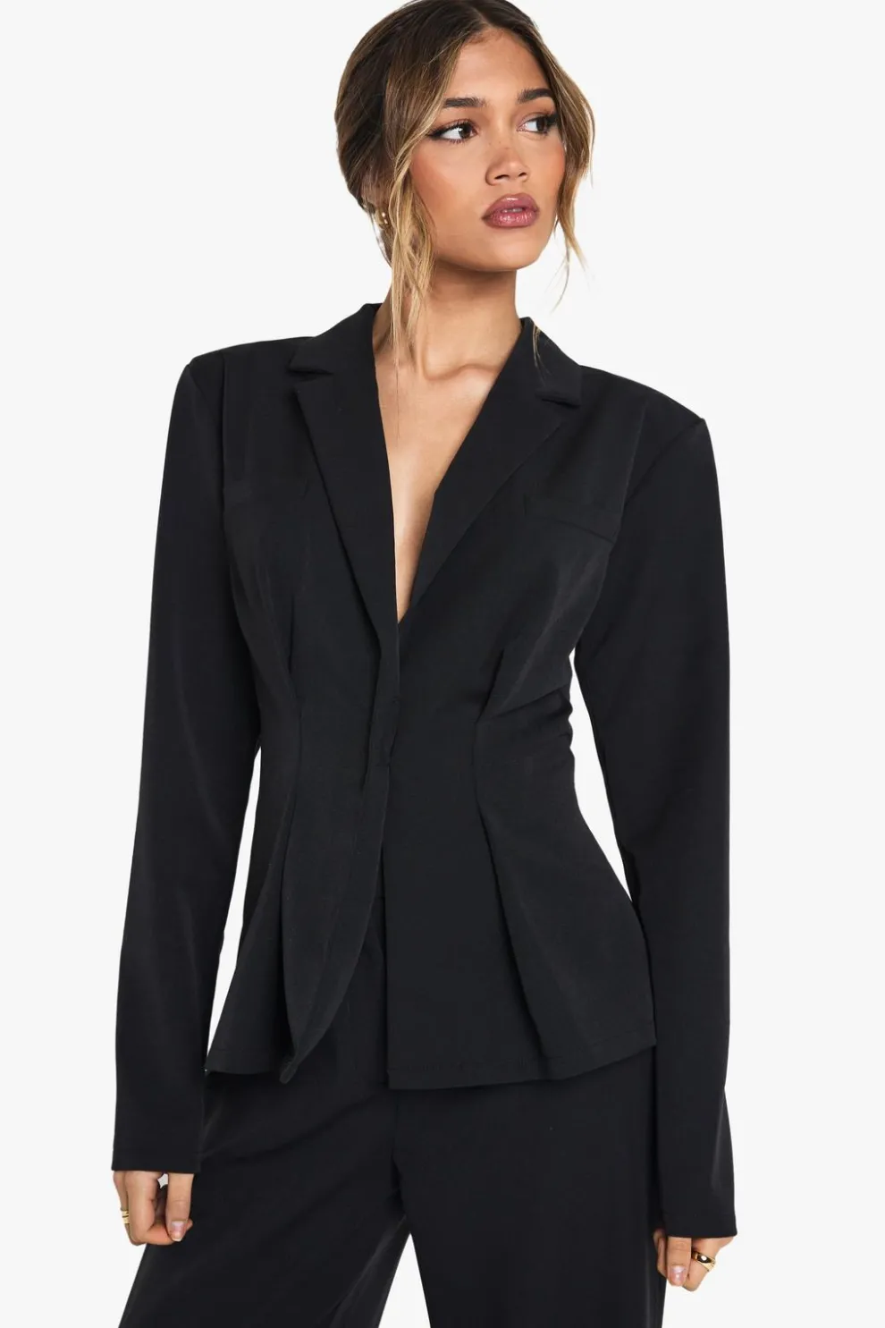 Cinched Wrap Over Blazer | Nasty Gal