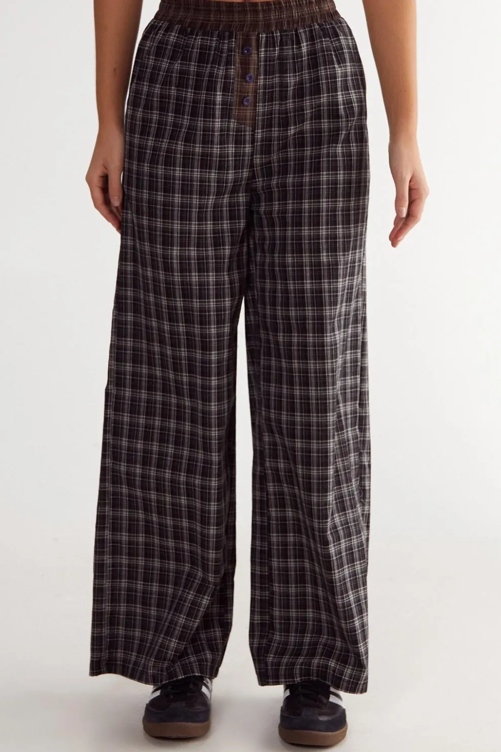 Splice Check Straight Leg Pant | Nasty Gal