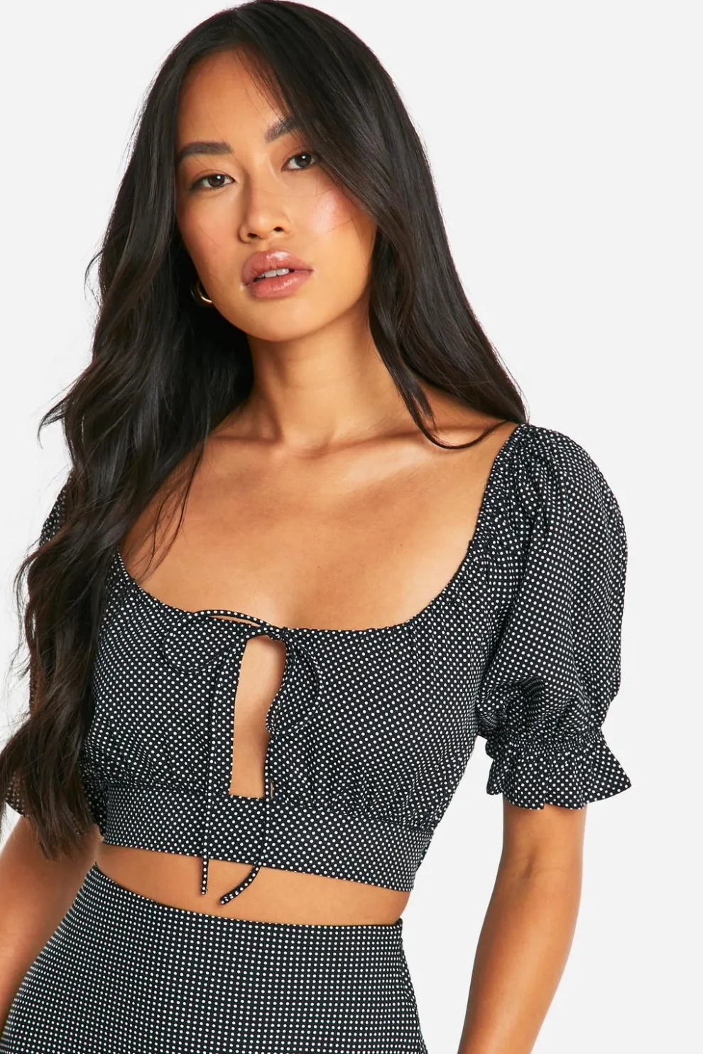 Polka Dot Crop Top | Nasty Gal