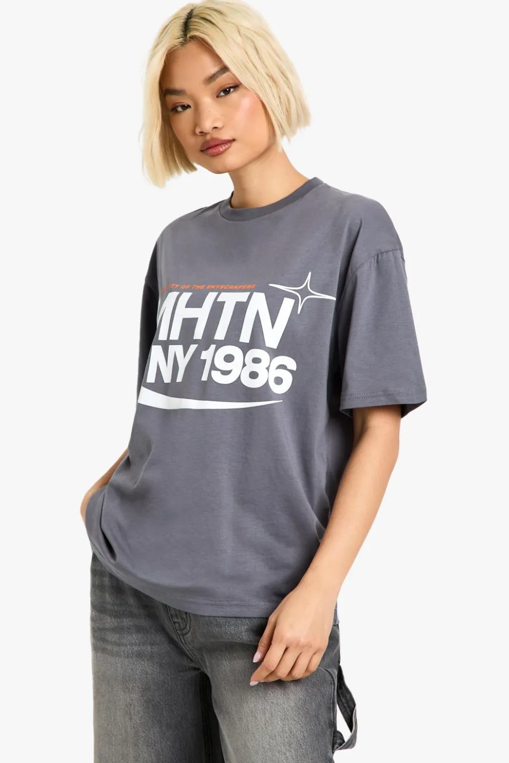 Mhtn Oversized T-Shirt | Nasty Gal