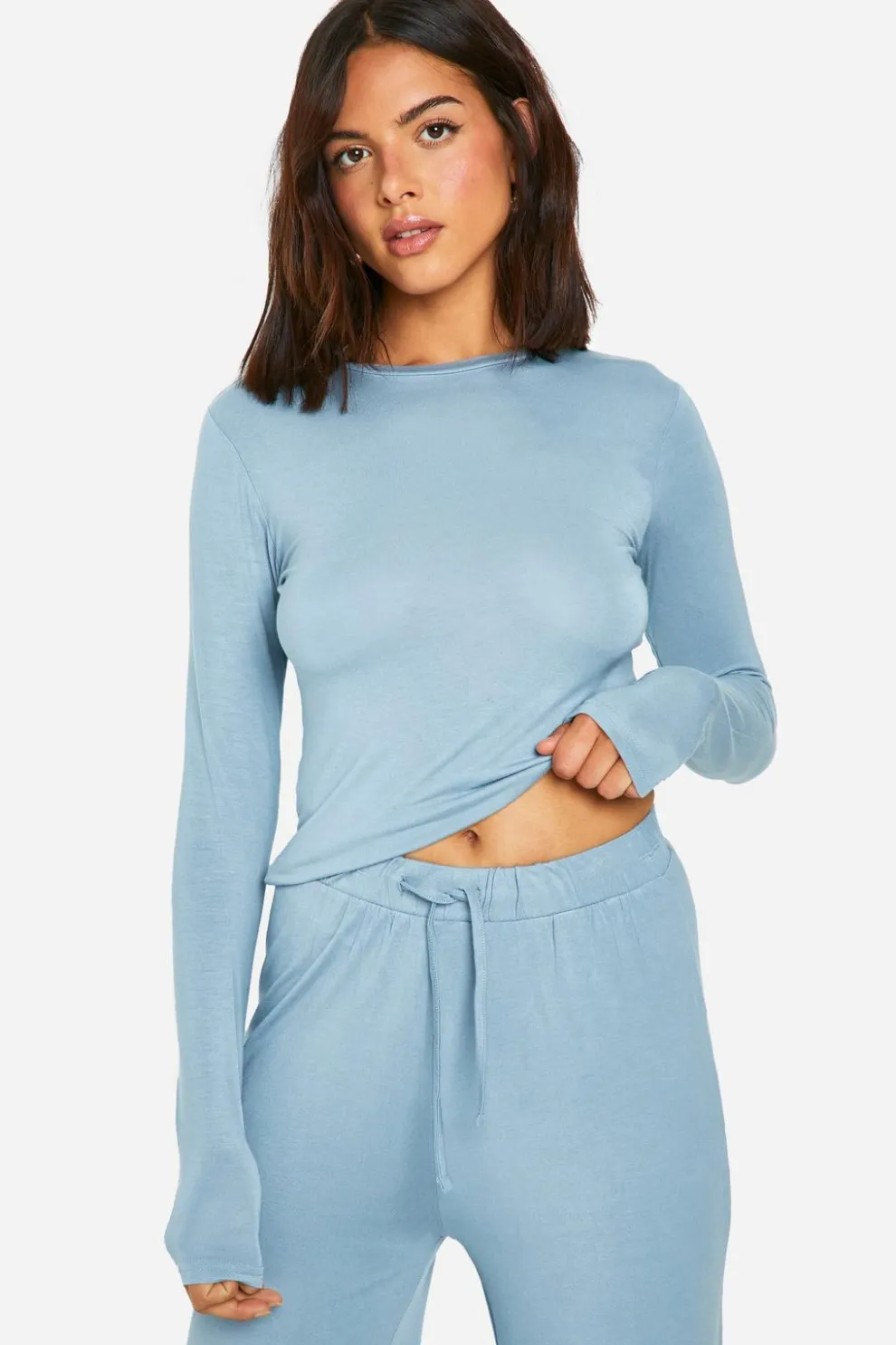 Loungewear Modal Long Sleeve T-Shirt | Nasty Gal