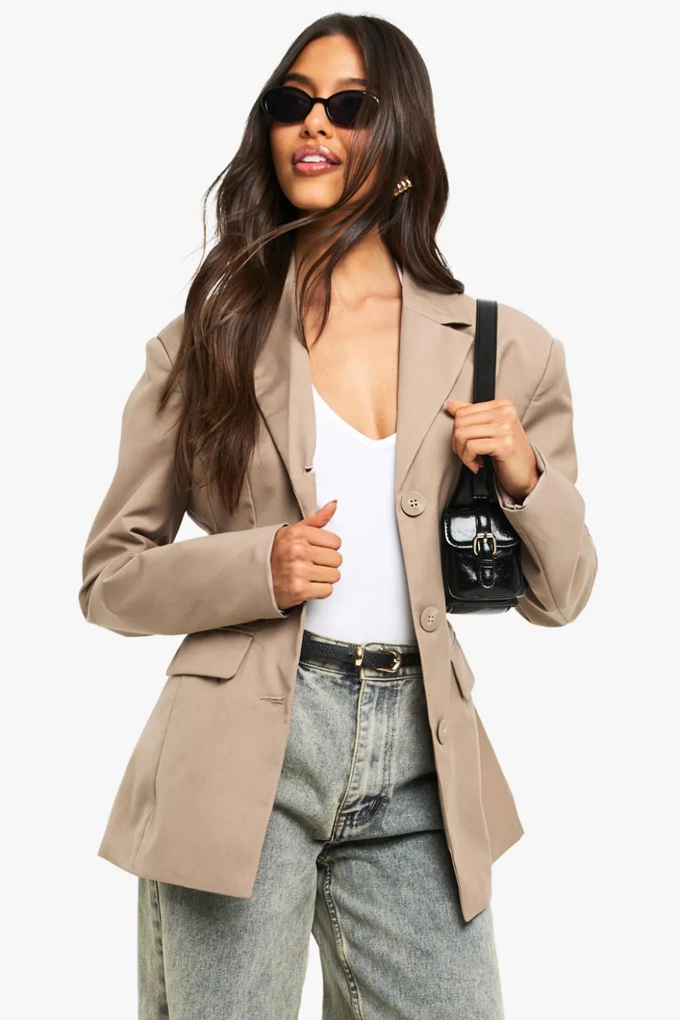Cinched Waist Tailored Blazer | Nasty Gal