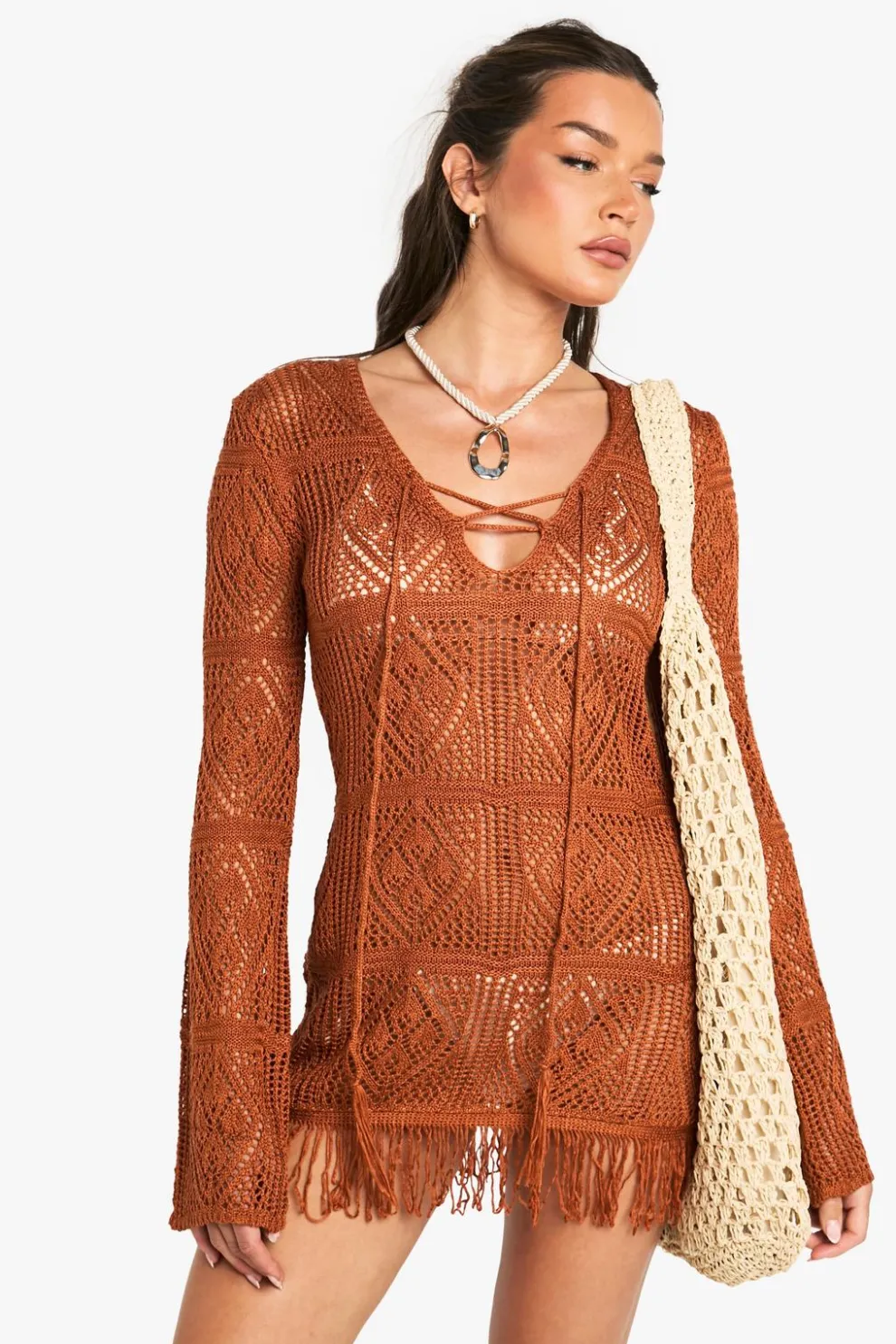 Tassel Crochet Beach Tunic | Nasty Gal