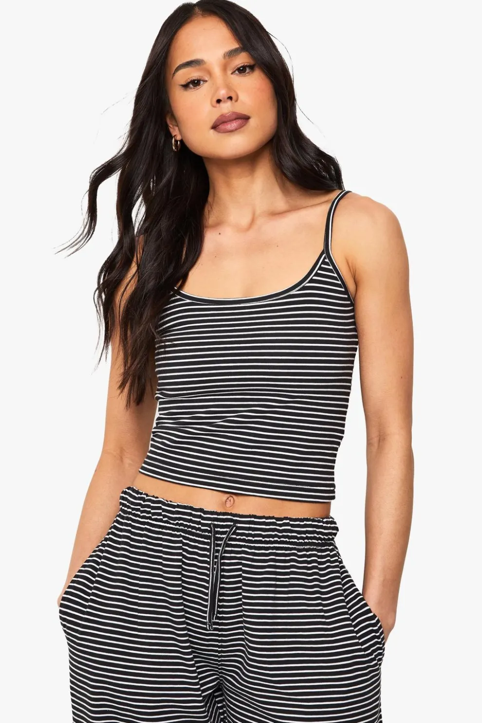 Striped Binding Vest Top | Nasty Gal