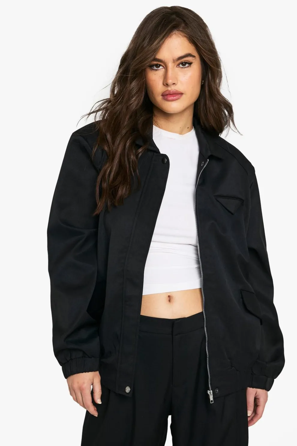 Tailored Oversized Bomber | Nasty Gal