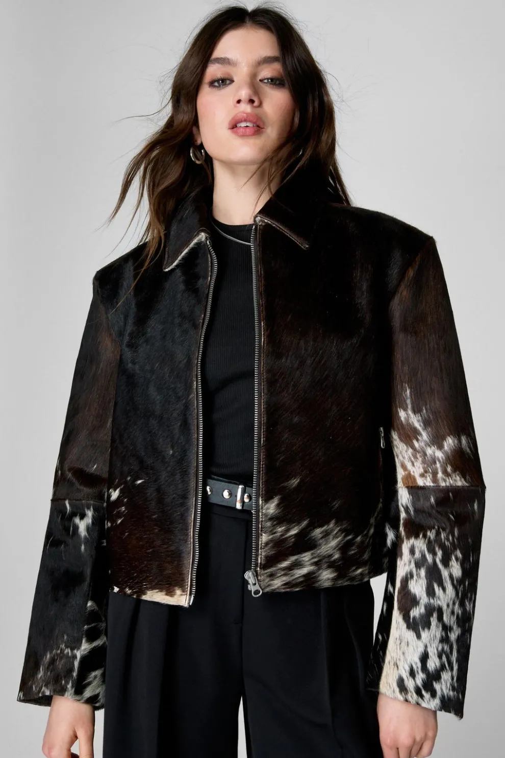 Limited Cow Hide Leather Jacket | Nasty Gal