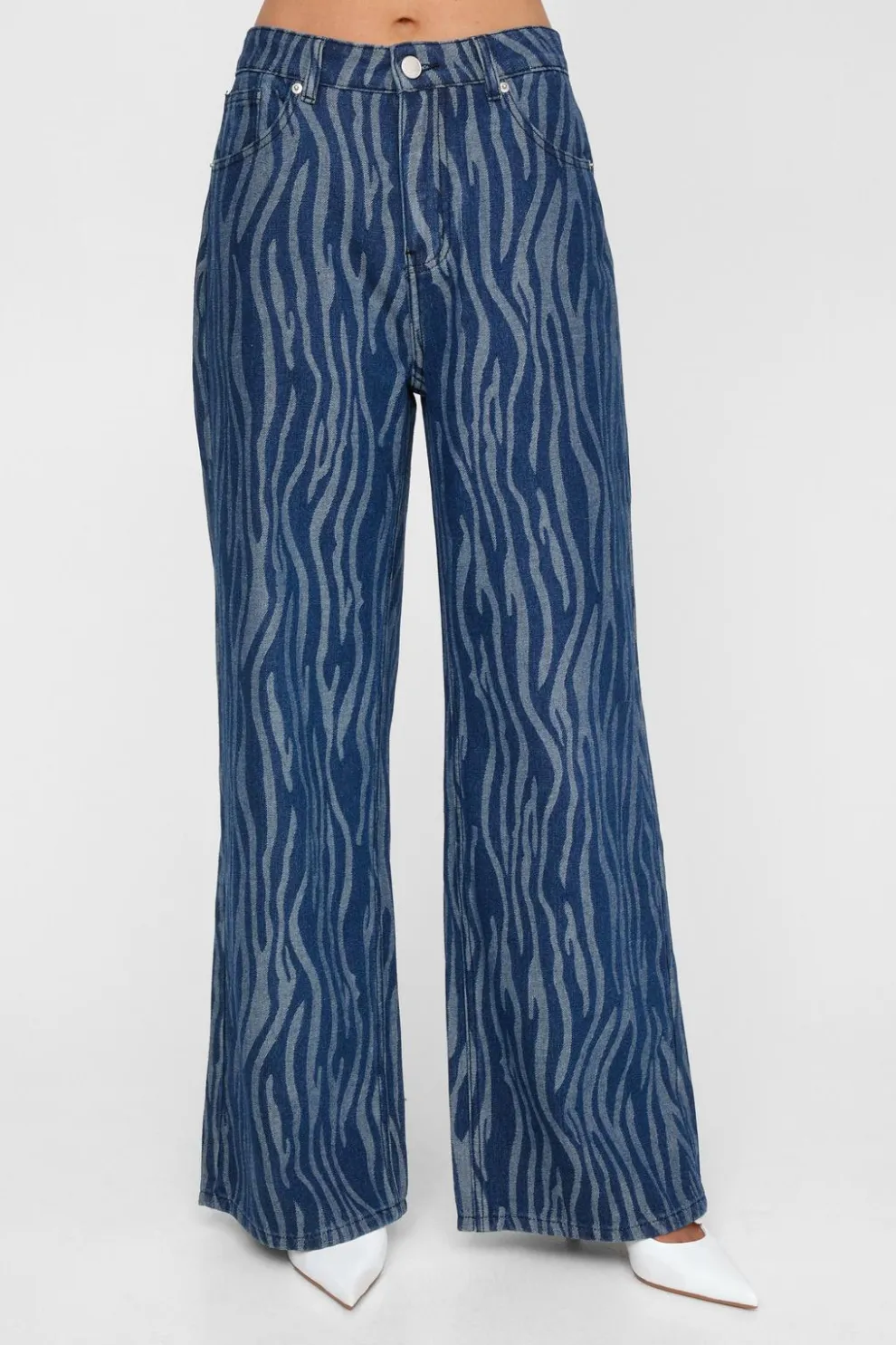 Zebra Denim Jean | Nasty Gal