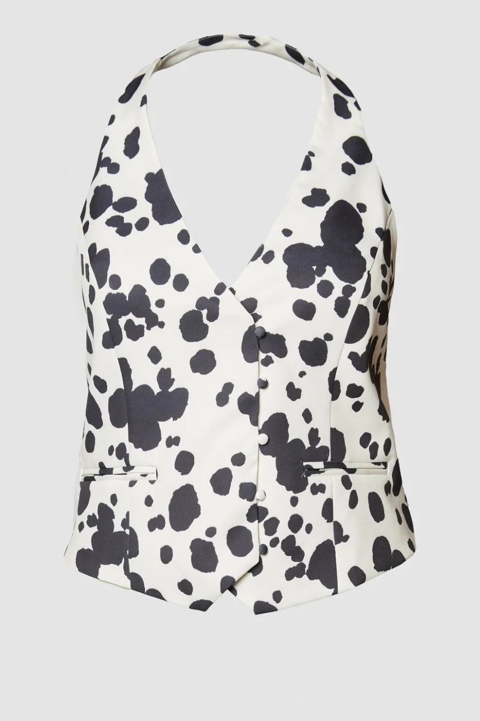 Plus Spot Print Tailored Waistcoat | Nasty Gal