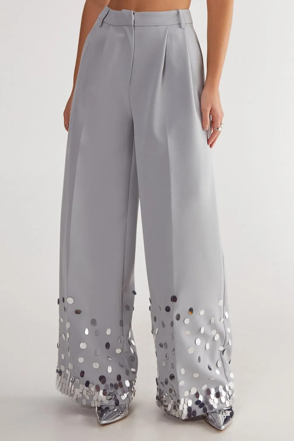 Hand Embellished Ombre Sequin Trouser | Nasty Gal