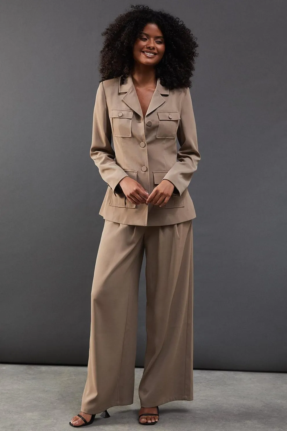 Premium Super Wide Leg Fluid Trousers | Nasty Gal