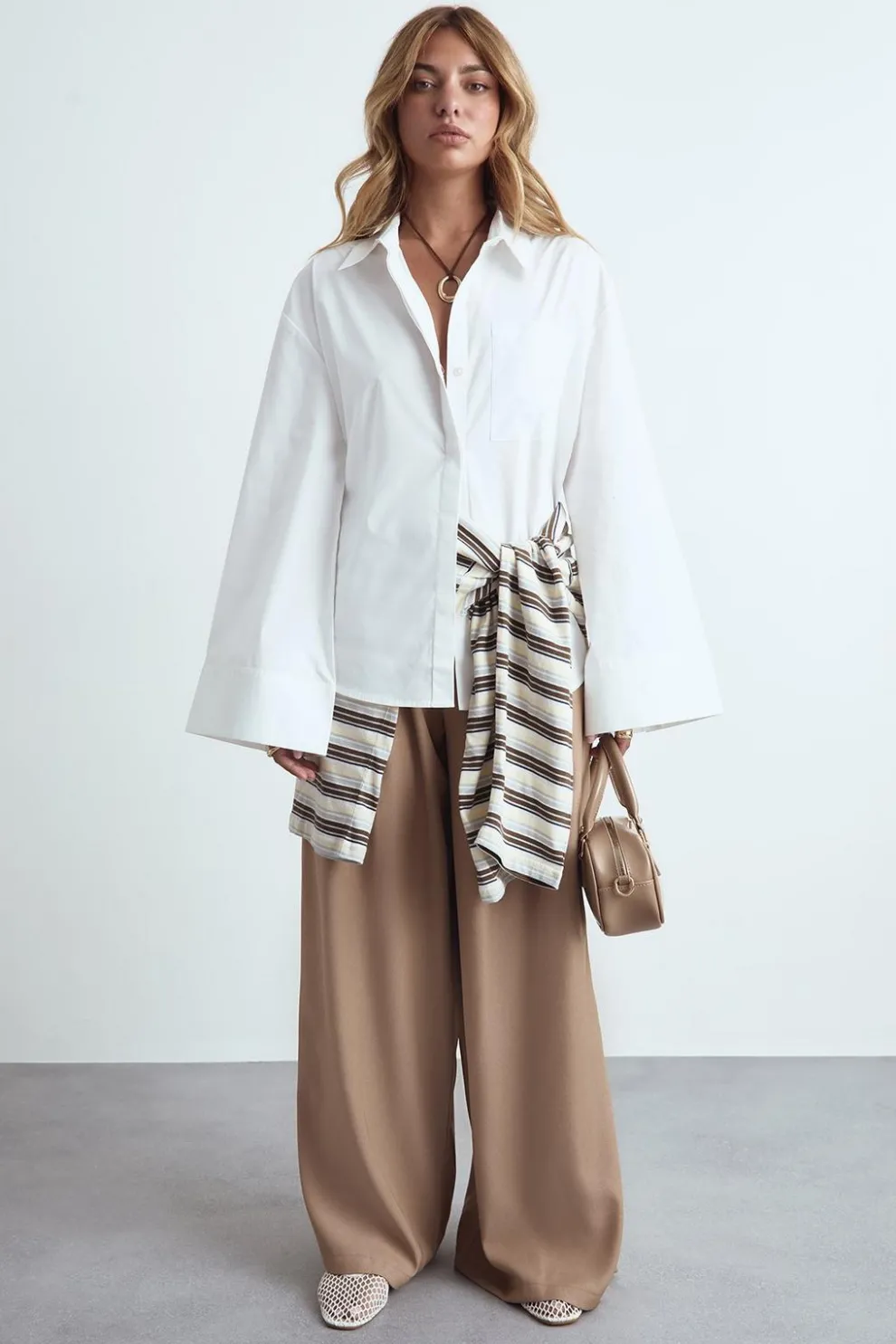 Tailored Pleated Wide Leg Trousers | Nasty Gal