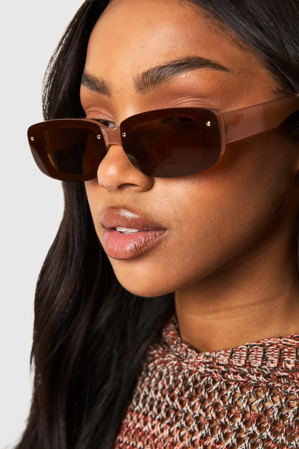 Frameless Rectangle Sunglasses | Nasty Gal
