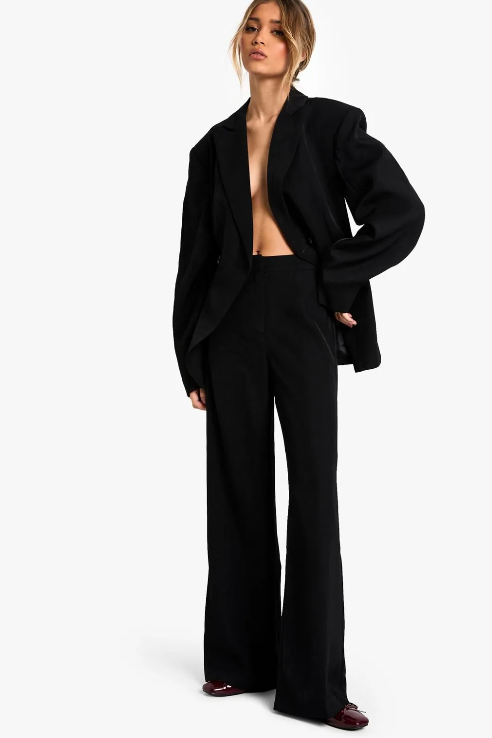 Woven Tailored Slim Straight Leg Trousers | Nasty Gal