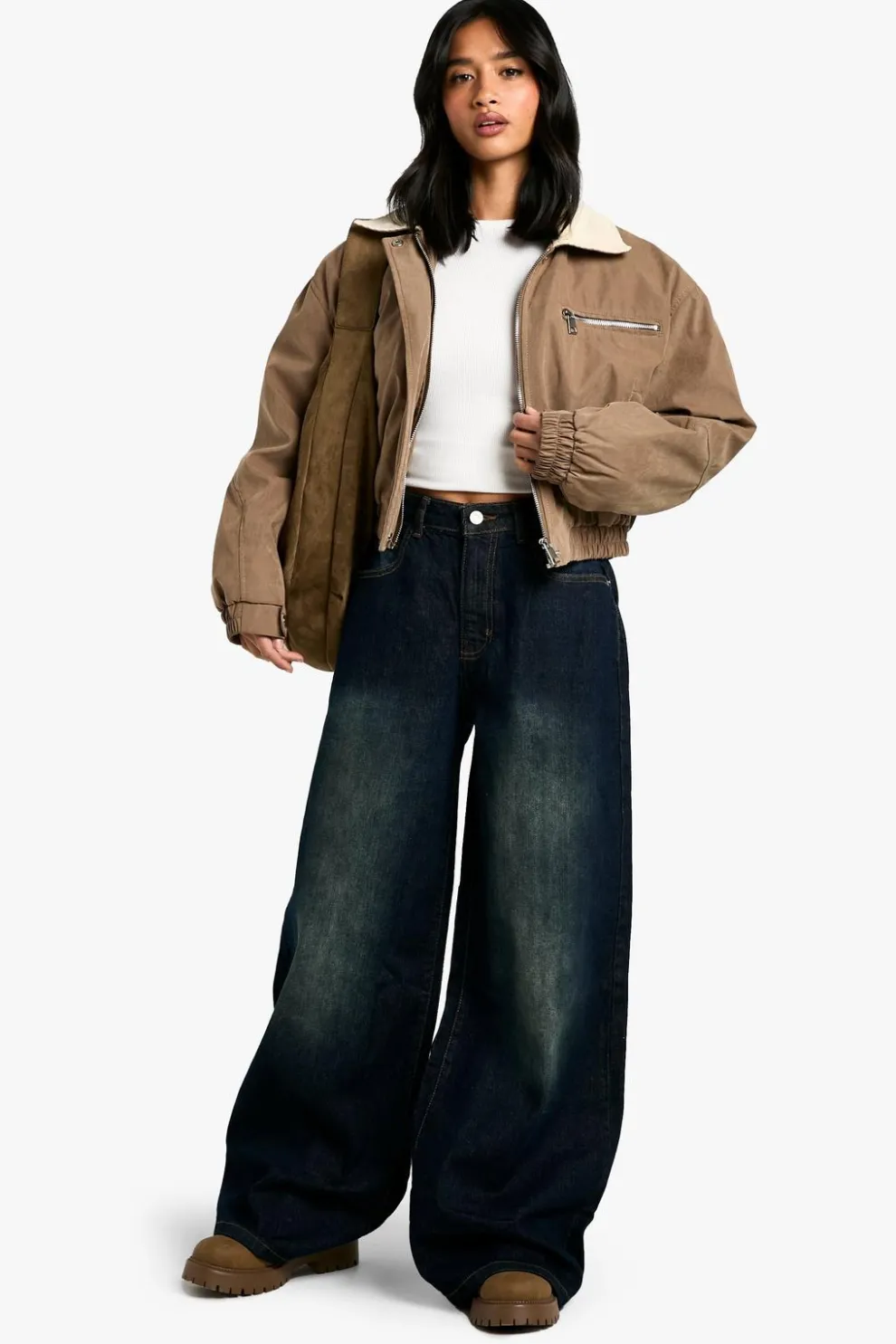 The Petite Wide Leg Jean | Nasty Gal