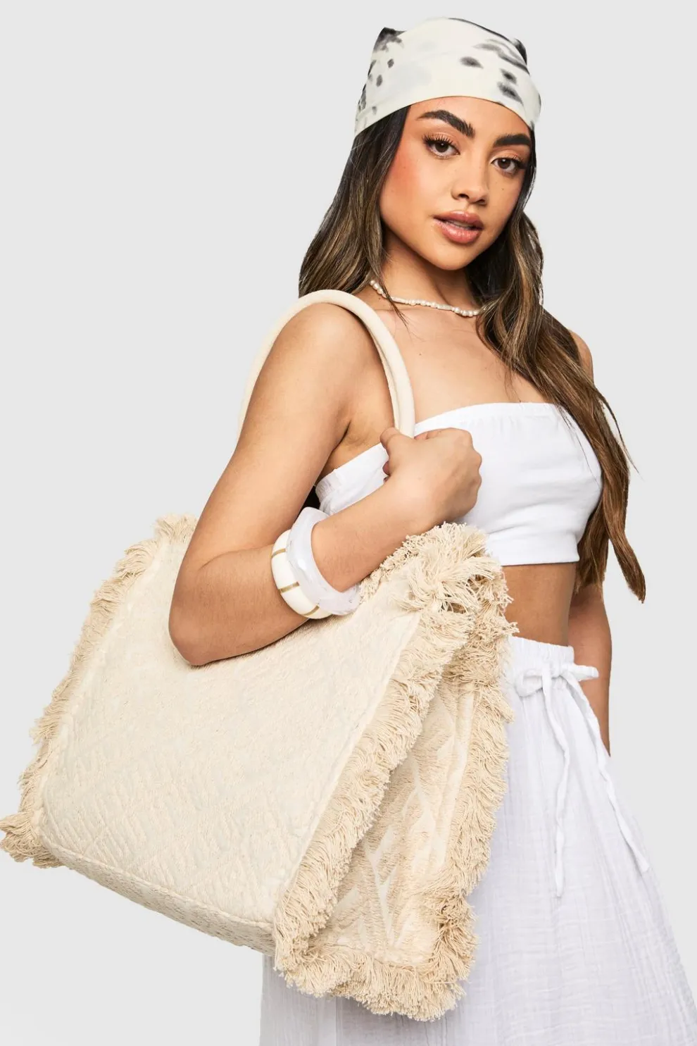 Fringe Detail Beach Bag | Nasty Gal