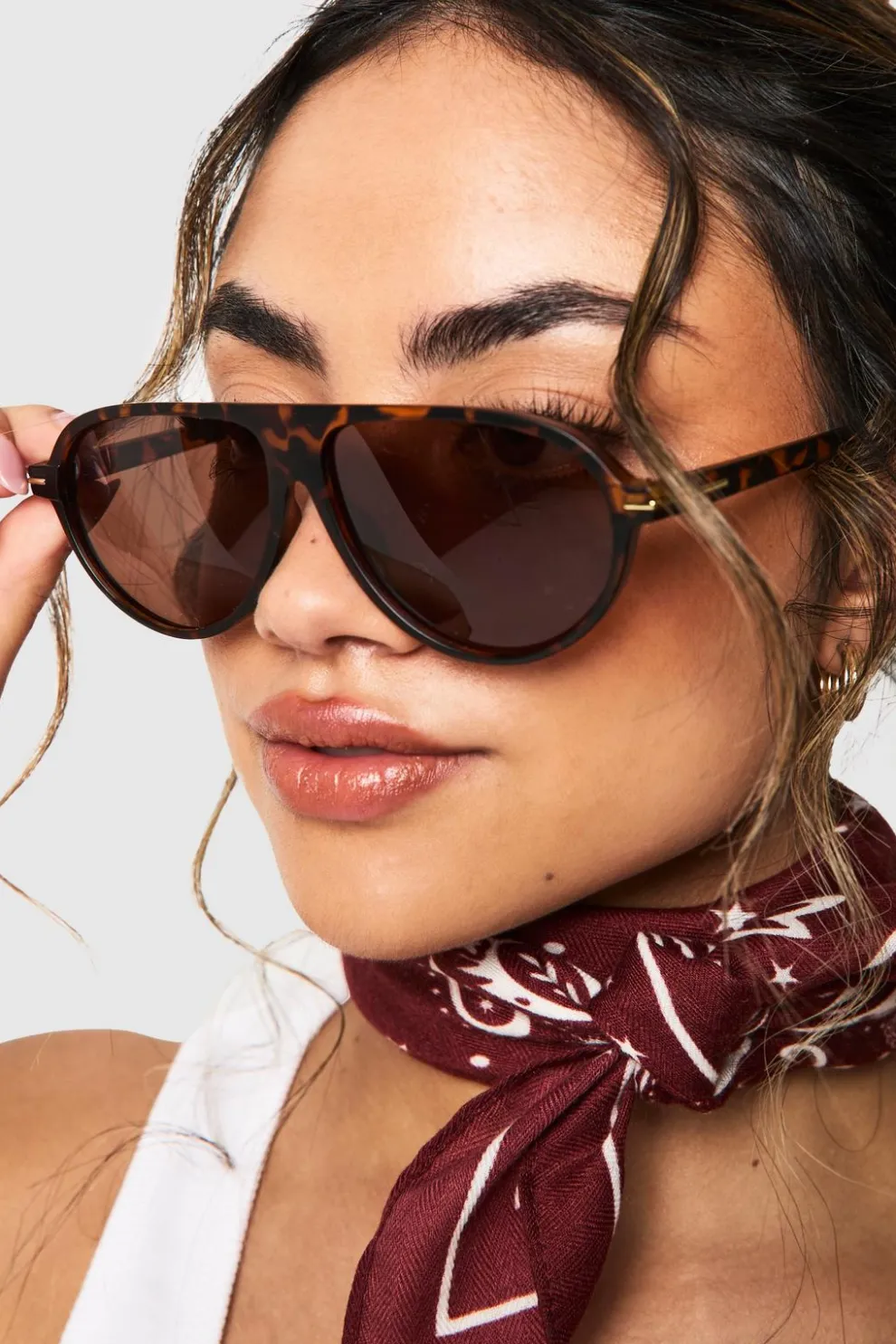 Tortoise Frame Aviator Sunglasses | Nasty Gal