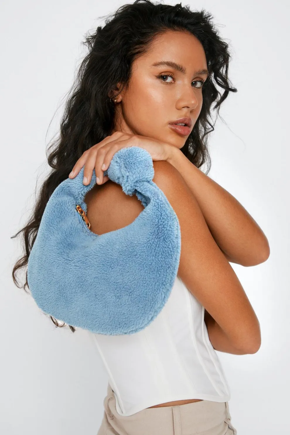 Faux Fur Shearling Grab Bag | Nasty Gal
