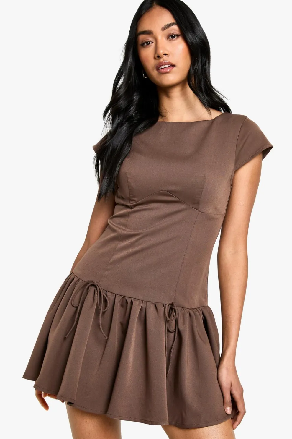 Woven Cap Sleeve Mini Skater Dress | Nasty Gal