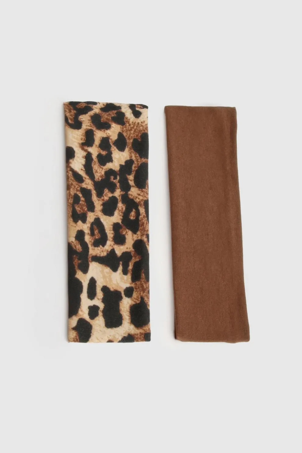 2 Pack Leopard Jersey Headbands | Nasty Gal