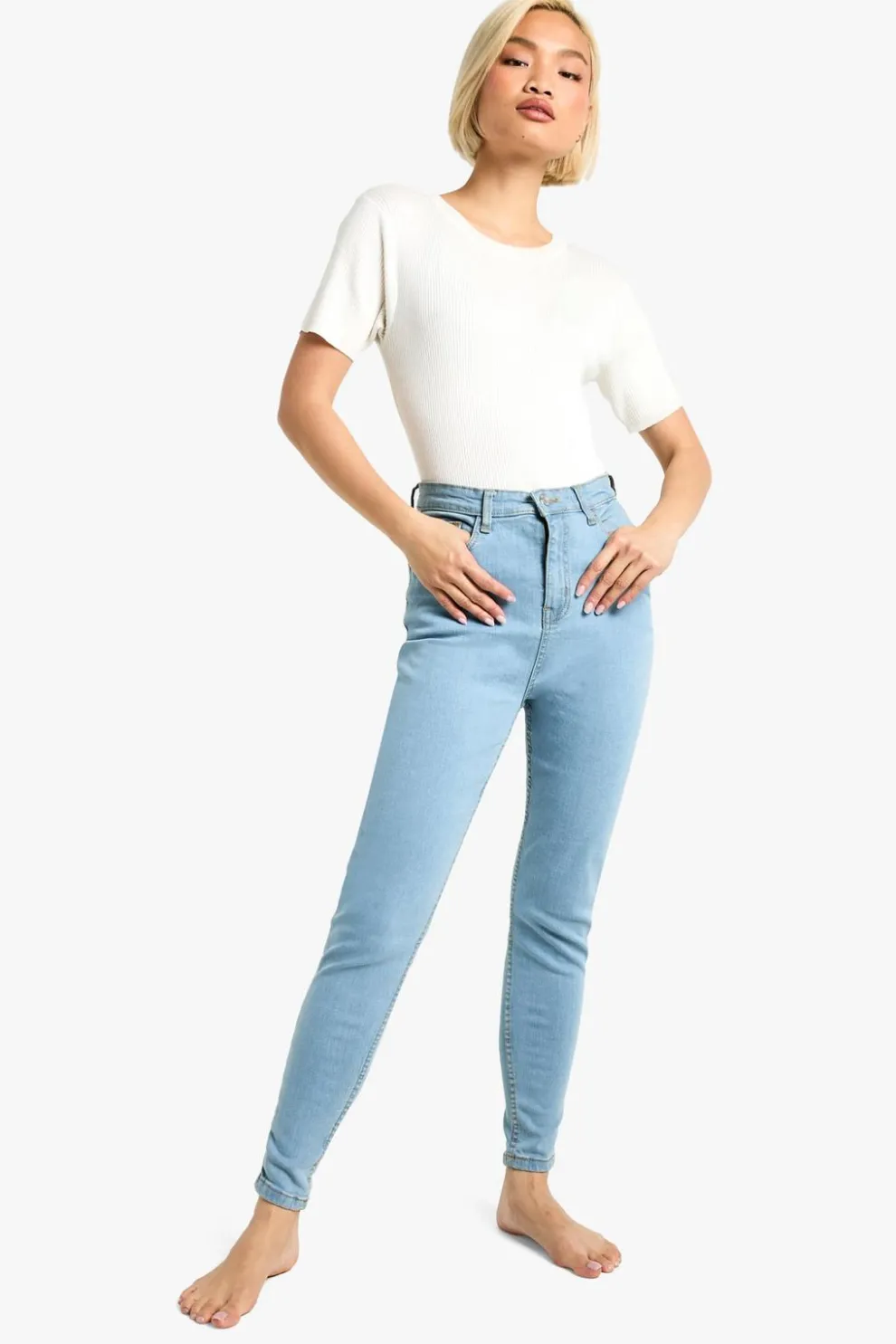 Butt Shaper High Rise Skinny Jeans | Nasty Gal