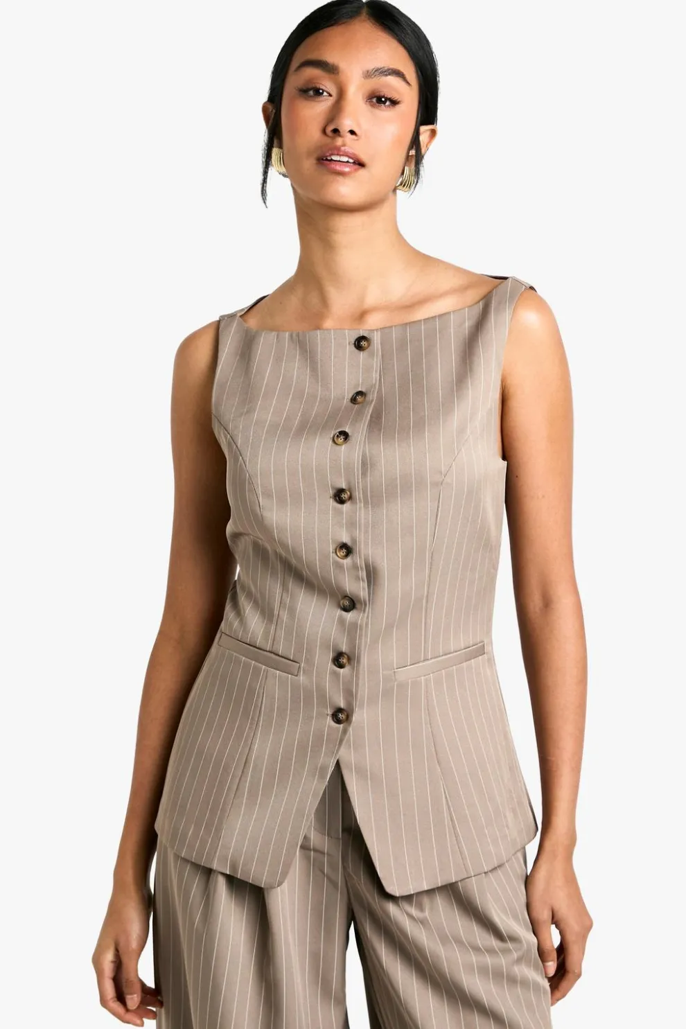 Tailored Pinstripe Waistcoat | Nasty Gal
