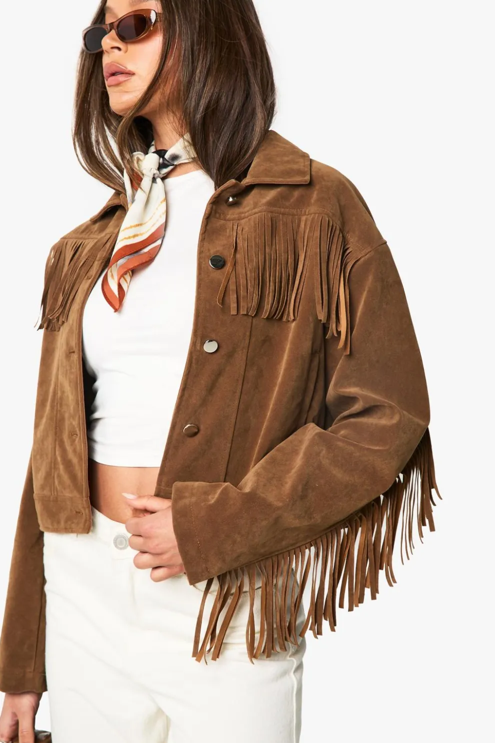 Suede tassel jacket | Nasty Gal