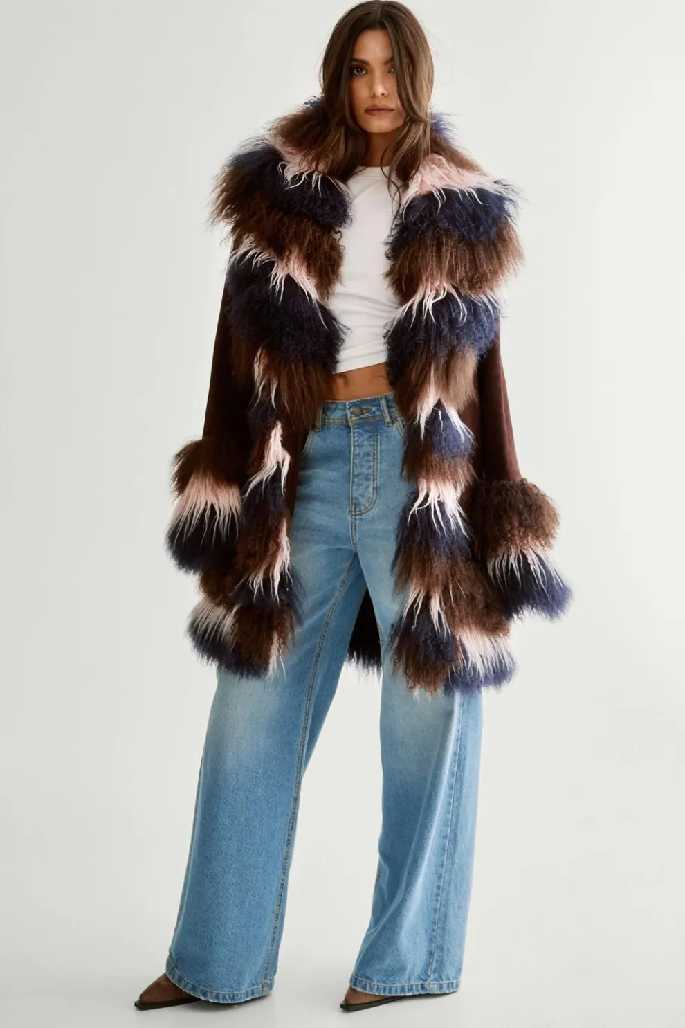 Premium Real Suede And Shearling Coat | Nasty Gal