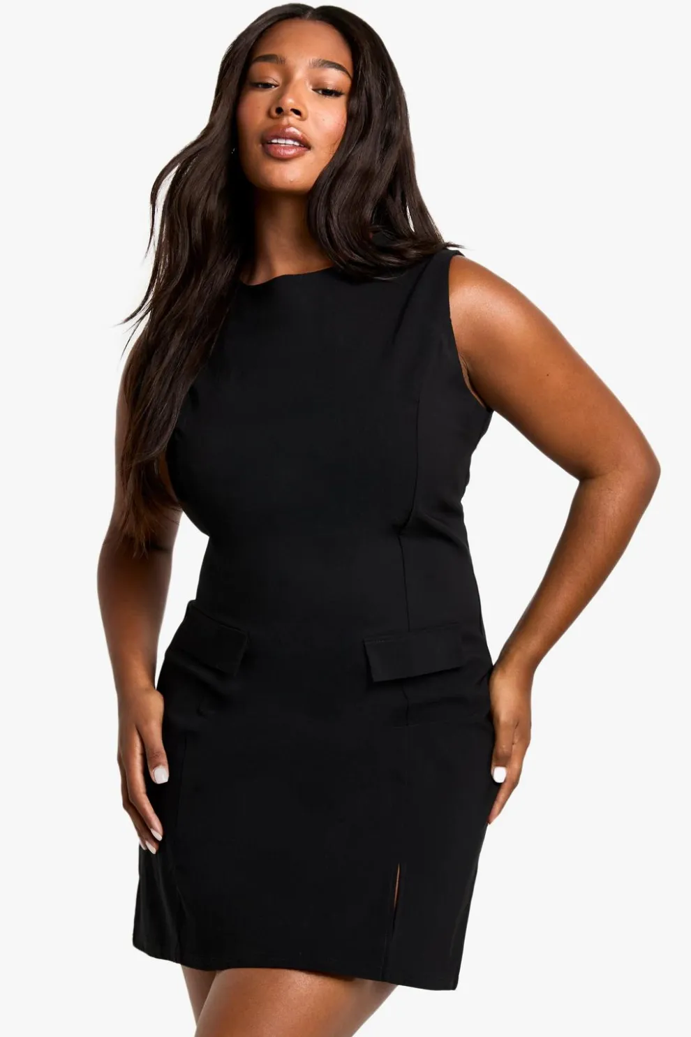 plus bengaline mini shift dress | Nasty Gal