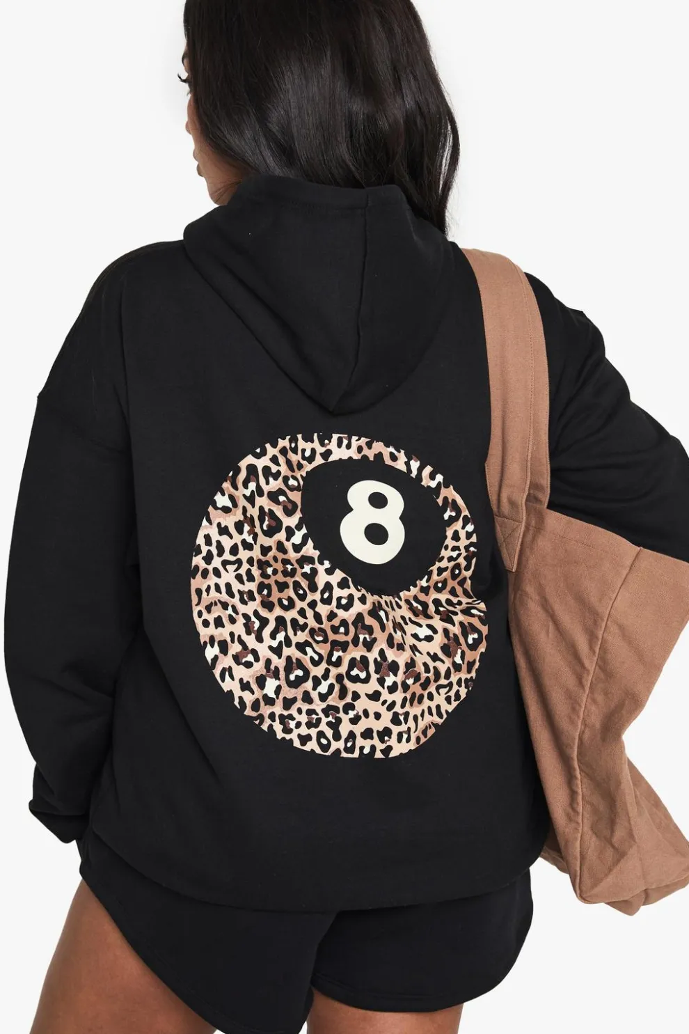 PLUS LEOPARD 8 BALL OVERSIZED HOODIE | Nasty Gal