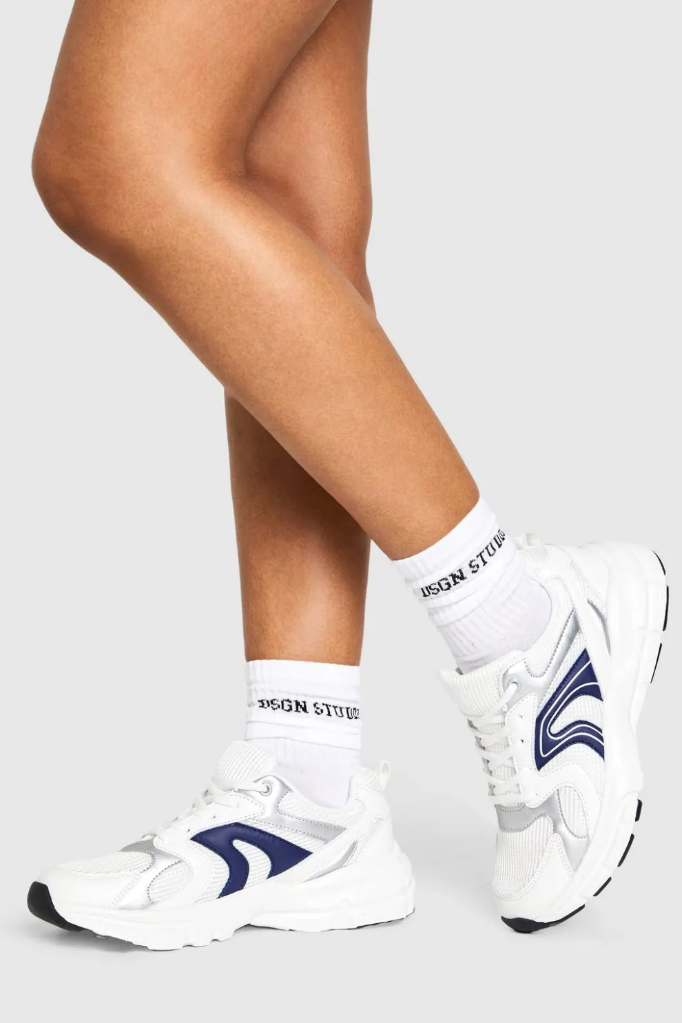 Contrast Stripe Chunky Sports Trainers | Nasty Gal