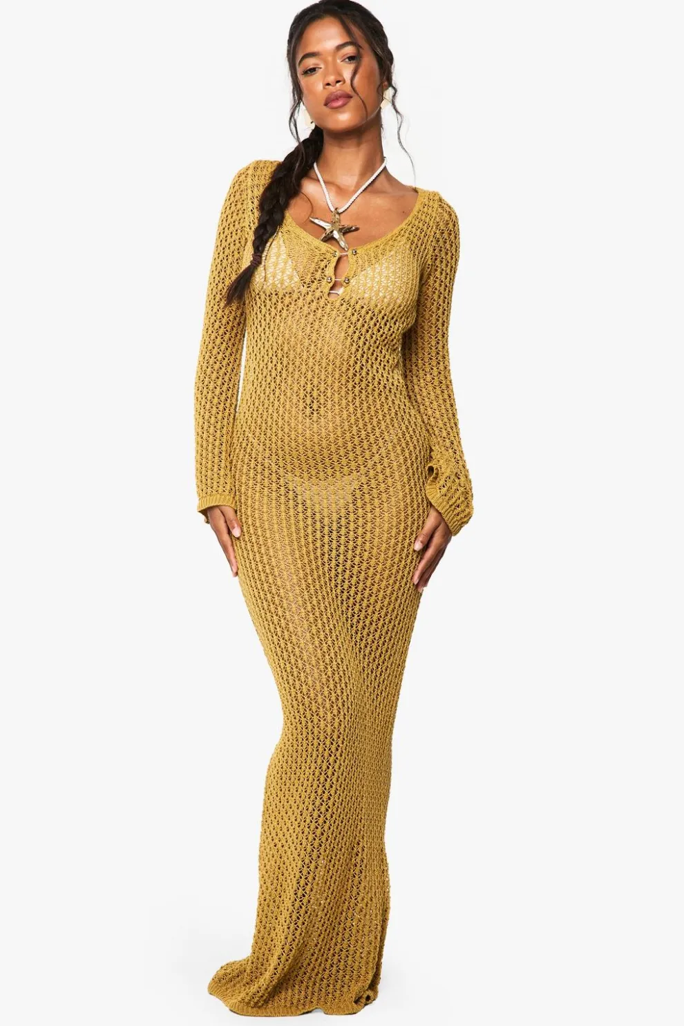 Crochet Maxi Beach Dress | Nasty Gal