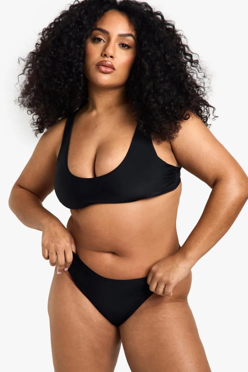 Plus Swimwear Essentials V Front Brief | Nasty Gal