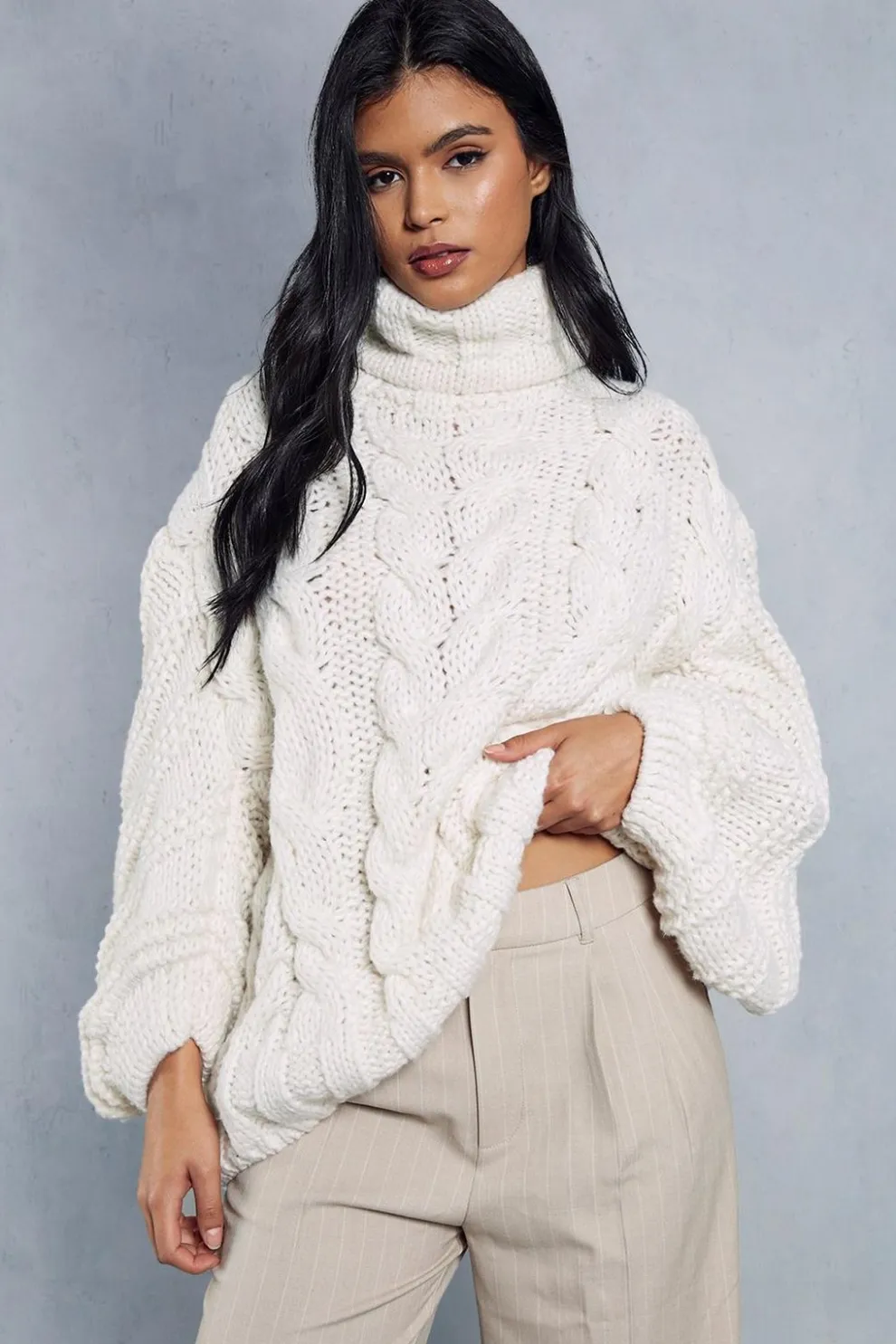 Premium Chunky Cable Knit Jumper | Nasty Gal