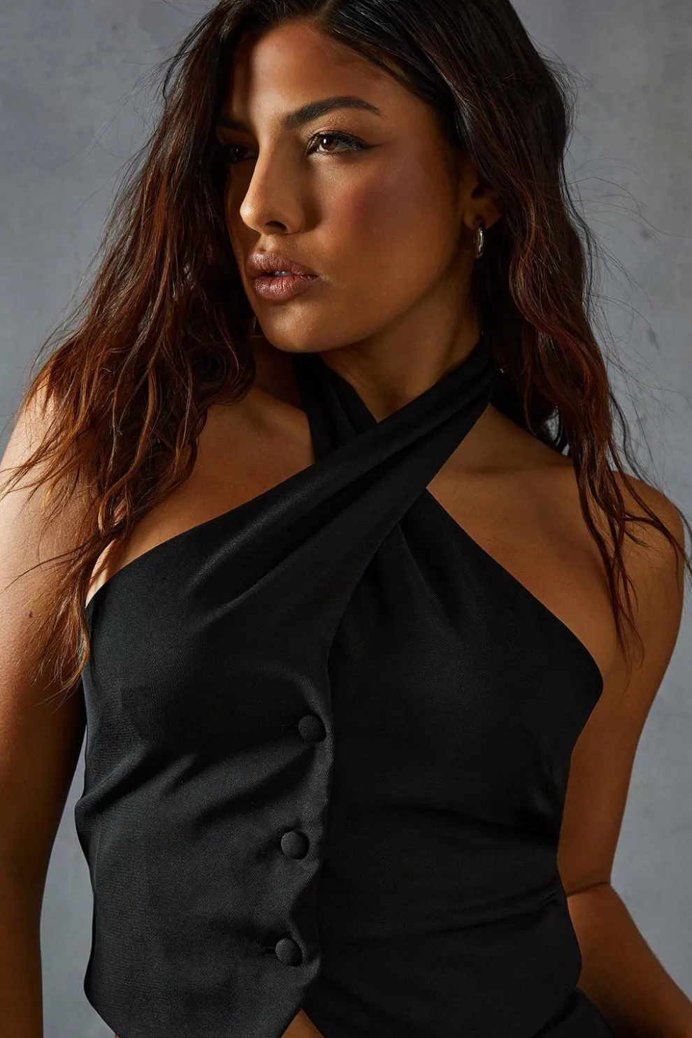 Tailored Halter Neck Waistcoat | Nasty Gal