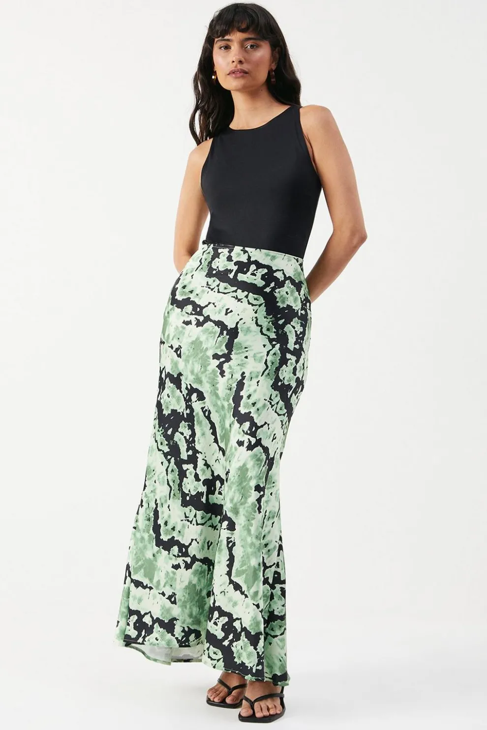 Premium Satin Midaxi Skirt | Nasty Gal