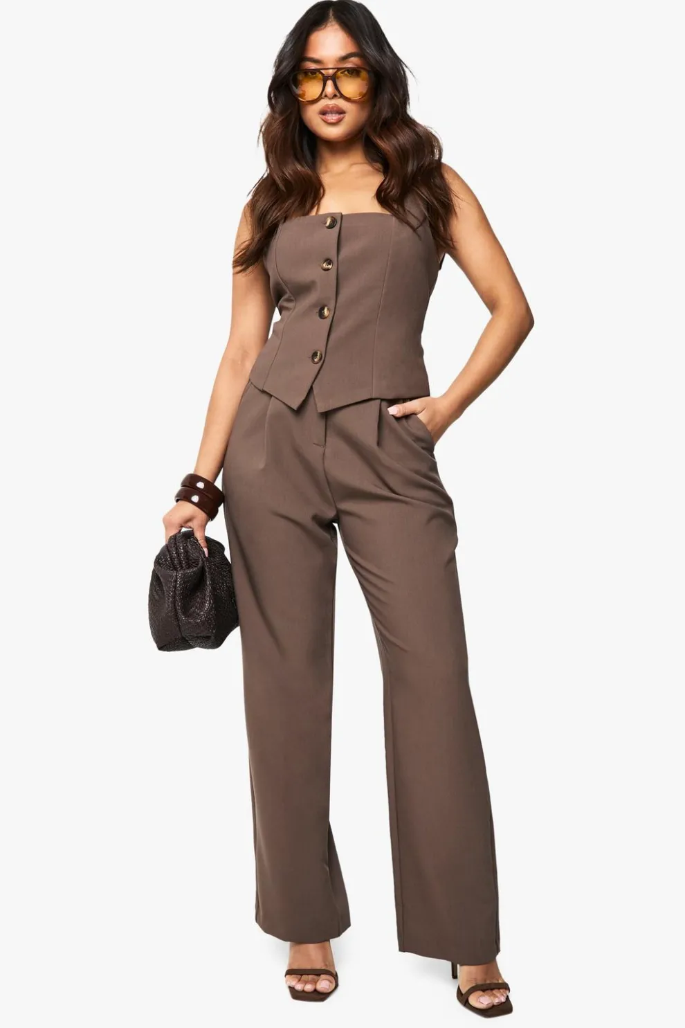 Petite Essential Straight Leg Trouser | Nasty Gal