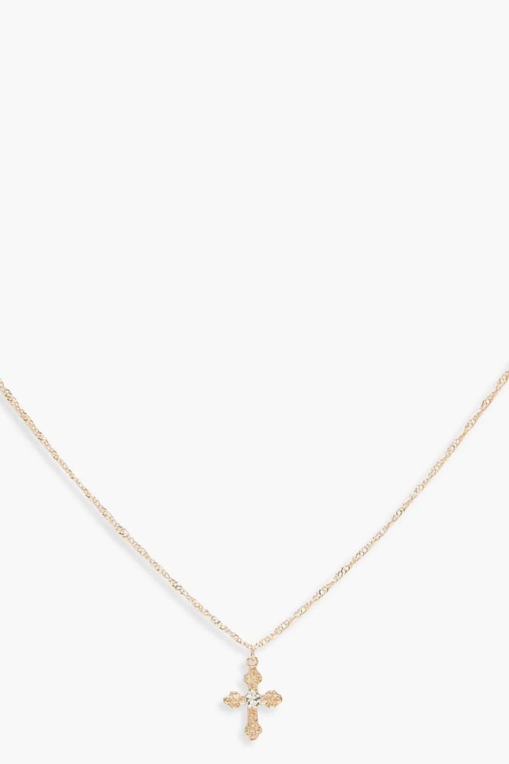 Delicate Cross Choker Necklace | Nasty Gal