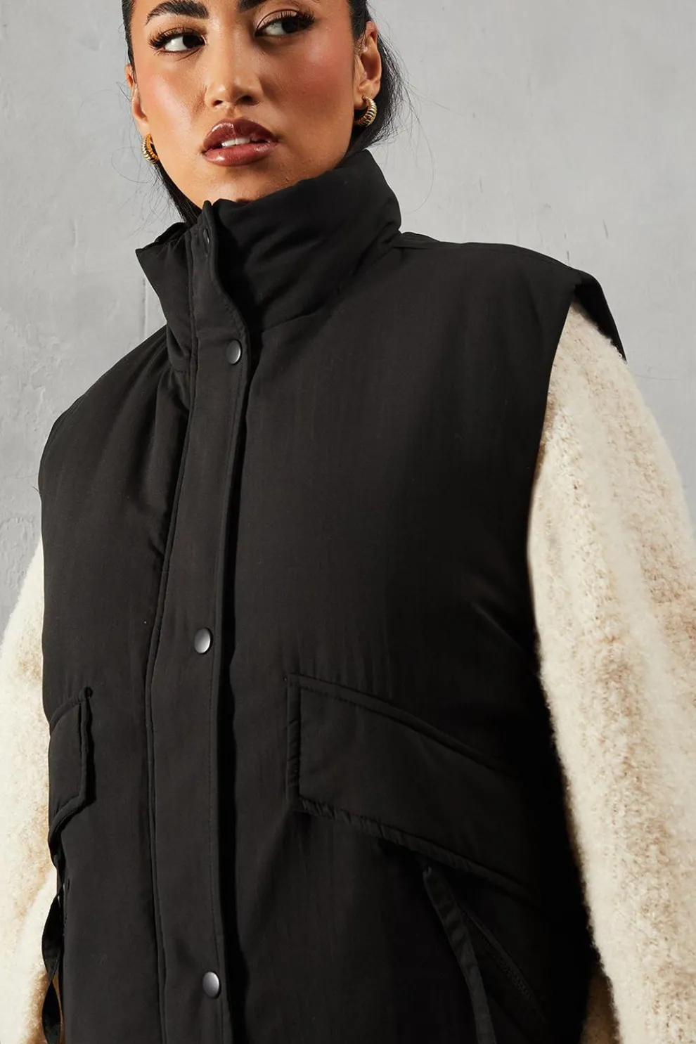 Zip Pocket Puffer Gilet | Nasty Gal