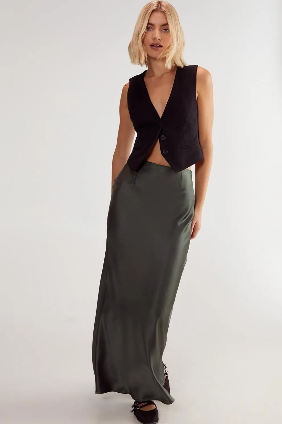 Satin Maxi Skirt | Nasty Gal