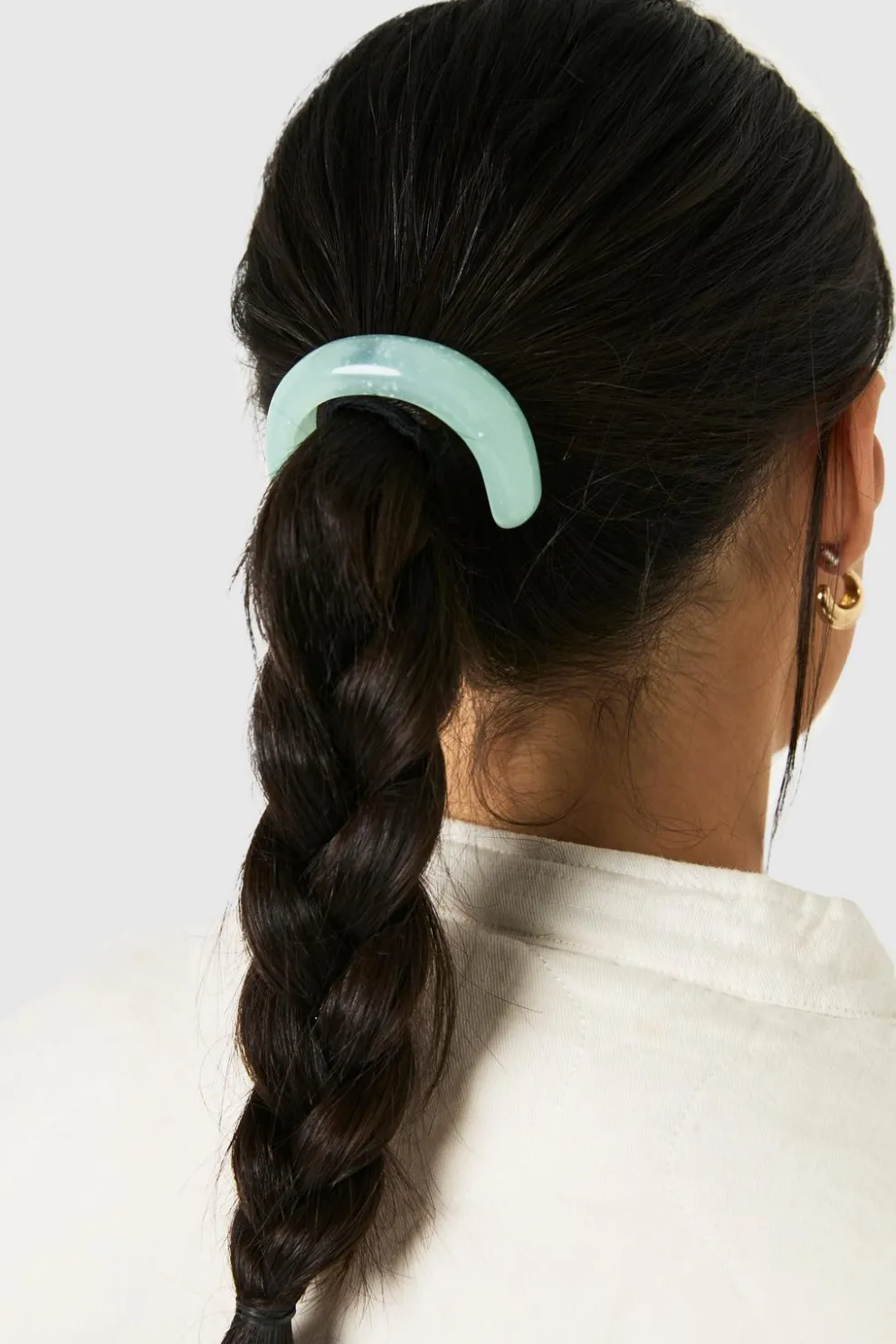 Acrylic Marble Oversized Hair Cuff | Nasty Gal